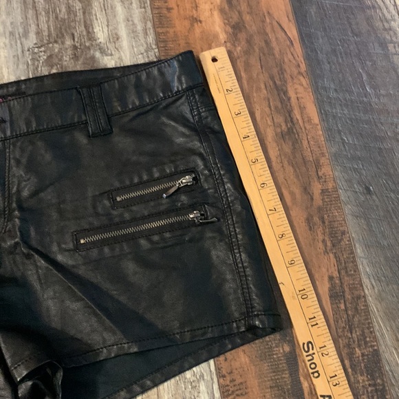 Faux Leather Shorts - Picture 3 of 9